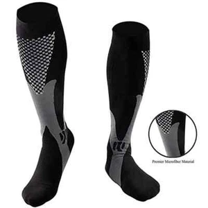 Compression Socks Running Football Soccer Stockings Men Women Sport Sock 30 Mmhg - Picture 1 of 11