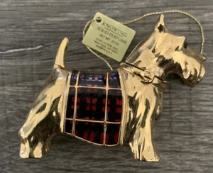 1992 ESTEE LAUDER SCOTTIE DOG COMPACT w/ KNOWING SOLID PERFUME ,RARE - Picture 1 of 6