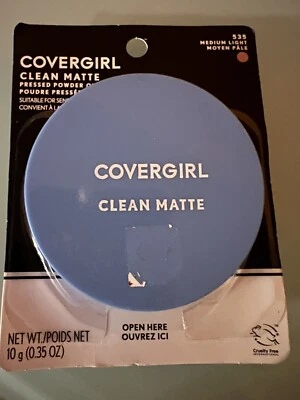 CoverGirl Clean Matte Pressed Powder Oil Control Sensitive Skin Medium Light 535 - Image 1 of 4