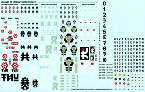 40K Leagues of Votann Brokhyr Thunderkyn Transfers Decal Sheet 1 Sheet - Picture 1 of 1