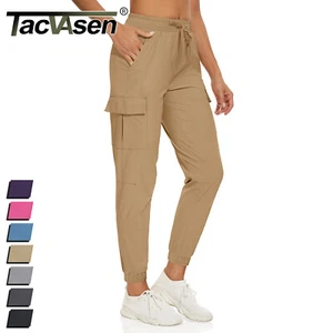 Women's Sweatpants Casual Cargo Pocket Pants Quick Dry Outdoor Hiking Trousers - Picture 1 of 75