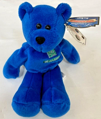Seattle Seahawks Limited Treasures #84 Galloway beanie Bear Plush with tags Cover