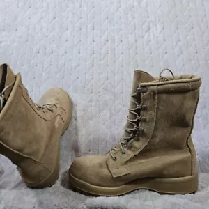 Botas de Combate Belleville Para Hombres 9 Gore Tex Punta Dura Vibram Desierto Gamuza Militar - Imagen 1 de 9
