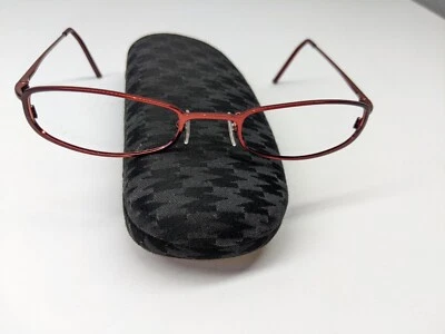 Marcos de gafas Max Mara 130 MM205 996 metal rojo usado con estuche Max Mara Foto 1 de 4