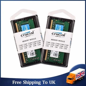 Crucial 8GB 16GB DDR4 RAM 2400 2666 3200 MHz SO-DIMM 1.2V 260Pin For Laptop New - Picture 1 of 20