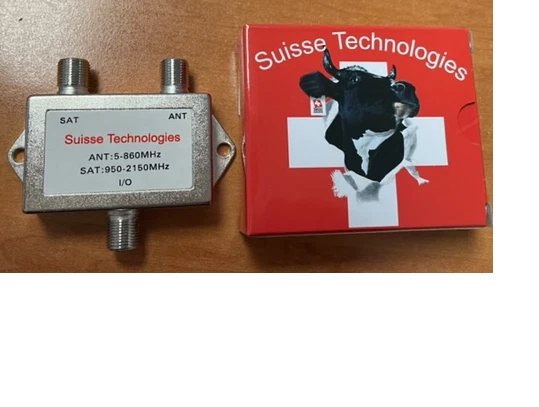 100 x DiPlexer TV Switch Satellite Cable TV Antenna Digital Combiner RG6 COAX - Image 1 of 1