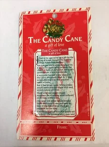 1995 Bob Siemon "Jesus" The Candy Cane A gift of Love Brosche 1”x1” NEU - Bild 1 von 9