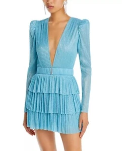 Mini Vestido Sabina Musayev X Revolve Carry, Azul Claro, X Grande, Valorado @ 350$ - Imagen 1 de 2