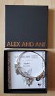 NEW IN BOX Alex and Ani Fairy Charm Silver Bracelet W/Card