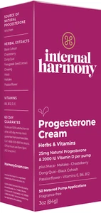 INTERNAL HARMONY PROGESTERONE CREAM Menopause Life-Flo Emerita Pro-gest E B6 B12 - Picture 1 of 1