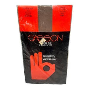 Vintage Sasson simply elegant support pantyhose taupe petite/medium - Picture 1 of 2