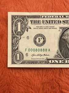 1 $ 2021 Fancy Binary 4 of a kind 0's & 8's 00080888 - Bild 1 von 4