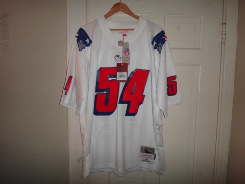 Tedy Bruschi 1996 Mitchell & Ness NE Patriots Men's Throwback Legacy Jersey $160 Cover