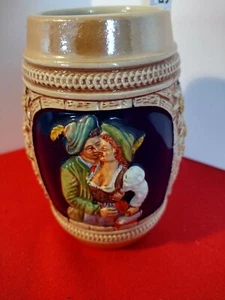 GERZ Bierstein mit Relief Wirtshausszene.Top fehlt - Bild 1 von 7