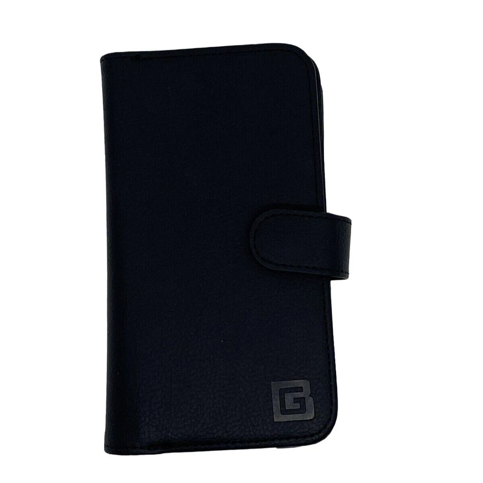 全新磁性翻盖皮革可拆卸钱包式保护壳 适用于三星 S8 Plus - 黑色 — 第 1/4 张图片