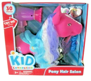 Großes Pony mit Sattel Friseursalon 30 Teile rosa Alter 3+ Kinderanschluss - Bild 1 von 10