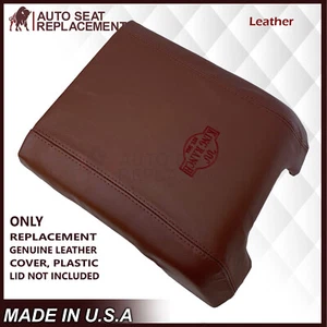 2011 - 2014 Ford F250 King Ranch Real Leather Center Console Armrest lid Cover - Picture 1 of 11