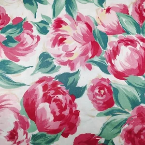 LAURETTE for BLOOMCRAFT Fabric 1.5 Yds Floral Stain Repeller Decor Fabric - Picture 1 of 5