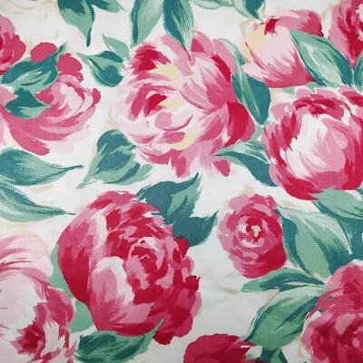 LAURETTE para tela BLOOMCRAFT 1,5 yardas repelente de manchas floral tela decorativa Foto 1 de 4