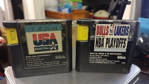Lote Único de Carros Sega Genesis: Equipo de Baloncesto y Bulls vs Lakers NBA Playoffs - Imagen 1 de 2