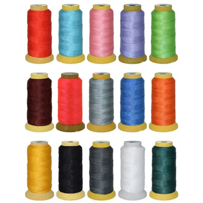 RAUCWARD8 0.2-1.2mm Thread Wax Cord Cotton Craft Sewing Jewelry Making String DIY Craft