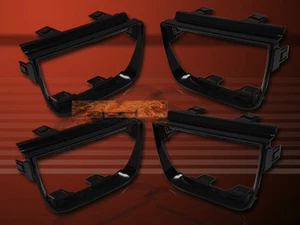 10-13 CHEVROLET CAMARO BEZEL FOR TAIL LIGHTS FLAT BLACK 4 PCS NEW - Picture 1 of 1