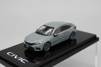 Hobby Japan 1/64 Scale Honda Civic FL1 2021 Grey Diecast Model Car Gift Toy NIB - Image 1 of 4