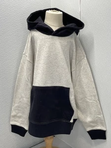 Future Planet Kid's Pullover Cotton Hoodie Size XL / 12-13 Navy/Grey - Picture 1 of 8
