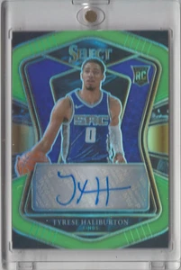 2020 Select Tyrese Haliburton Rookie Signatures Neon Green Prizm /99 Auto RS-HAL - Picture 1 of 2