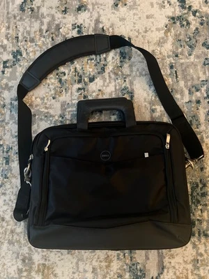 Estuche de transporte para computadora portátil Dell Deluxe bolsa correa para el hombro negro usado en excelente estado Foto 1 de 4