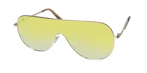 NEW DIME 0688 SUNGLASSES METAL & PLASTIC FULL-RIM GDKGP 136-0-145 WOMENS GOLD - Picture 1 of 7