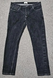 Folk Selvedge Demin W38 x L31 schwarz Slim Stretch Fit (D) - Bild 1 von 9