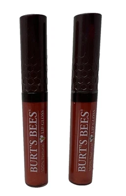 2Pack Burt's Bees 100% Natural Moisturizing Lip Gloss 212 Harvest Time 0.2 Oz Ea - Image 1 of 2