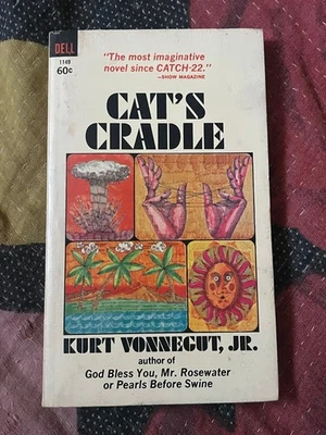 Cat’s Cradle by Kurt Vonnegut, Jr. (1965) Dell 1st Ed 1st Print VTG MMP - Image 1 of 3