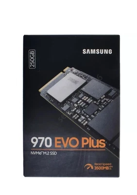 Samsung 970 EVO Plus SSD 250GB - M.2 NVMe V-NAND SSD (MZ-V7S250B/AM) - New - Image 1 of 4