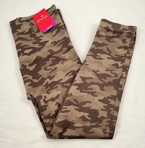 New SPANX Cropped Lamn Leggings Womens XL  Desert Camo Stretch ~ NWT - Picture 1 of 4