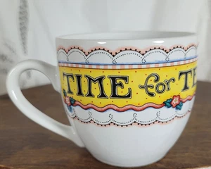 Taza de té Mary Englebreit tiempo para té 6 oz - Imagen 1 de 13