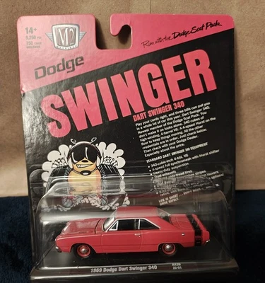 1/64th M2 Machines Auto Drivers R126 1969 Dodge Dart Swinger 340 - Image 1 of 4