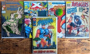 🔑 MARVEL 90s Special Edition Covers! Marvel Comics SPIDER-MAN AVENGERS X-FACTOR - Picture 1 of 12