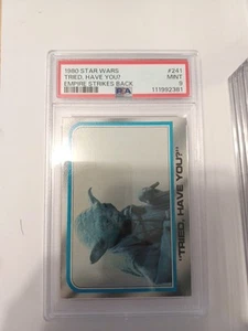 1980 Star Wars Empire Strikes Back Series 2 #241 PSA 9 MINT Low Pop Yoda Rare - Picture 1 of 2