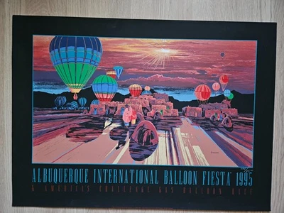 1995/1996/1998 Albuquerque Balloon Fiesta Posters & A2 Poster from ABQ Airport  - Image 1 of 4