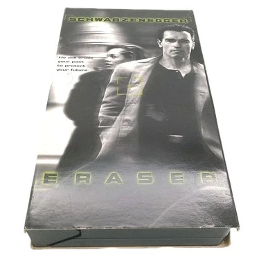 Eraser VHS 1996 Arnold Schwarzenegger Vanessa Williams James Caan - Image 1 of 3