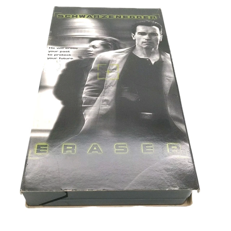 Eraser VHS 1996 Arnold Schwarzenegger Vanessa Williams James Caan - Image 1 of 3