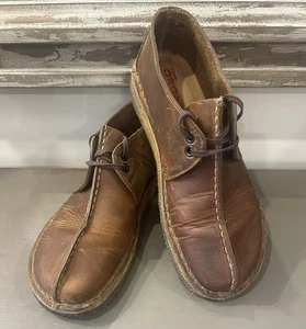 Clarks Originals Desert Trek Chukka Stiefel Braun Leder Kreppsohle Herren 8M US - Bild 1 von 8