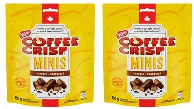 Bolsa de barras de obleas Minis para café crujiente, 180 g (paquete de 2) Foto 1 de 4