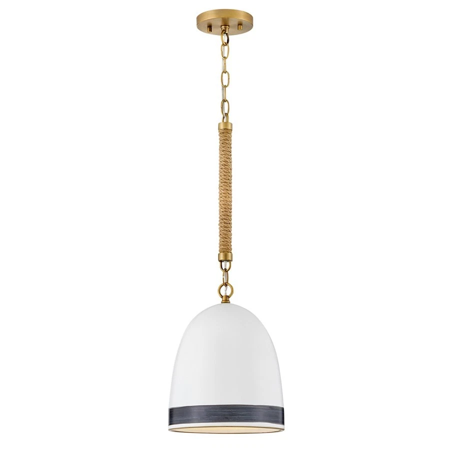 Hinkley Lighting Nash 1 Light Pendant, Heritage Brass - 3364HB-BK - Image 1 of 1