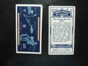 THOSE PEARLS of HEAVEN PLAYER CIGARETTE CARD 1916 COMPLETE SET 25 GOOD CONDITION - Picture 1 of 2