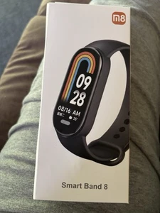 Smart Band 8 Smart Bracelet AMOLED Heart Rate Fitness Tracker Watch - Zdjęcie 1 z 2