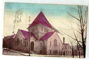 First Presbyterian Church Altoona, PA 1909 Postcard - Picture 1 of 2