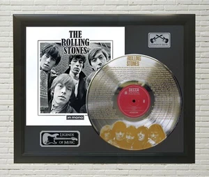 Rolling Stones - You Can't Always Get What You Want Framed  Silver LP Display - Picture 1 of 5